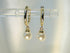 Drop Pearls 14K Gold Plated Hoops